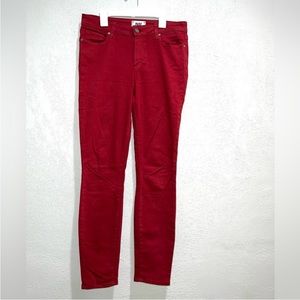 Red PAIGE Verdugo Ankle Jeans
